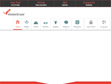 Tablet Screenshot of mobile-simple.com